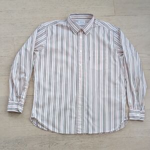 Faconnable Striped Shirt Sz L